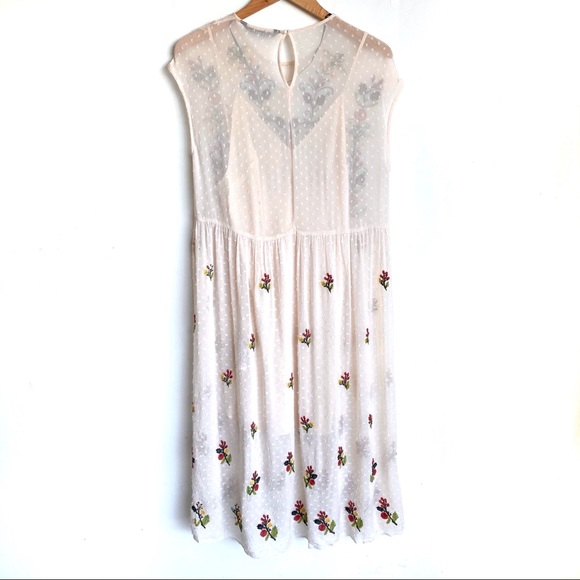 Zara Plumetis Embroidered Dress - Picture 6 of 9